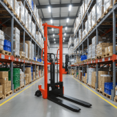 Штабелер ручной г/п 2000кг, подъем вил 1,6м, max высота мачты 2м (SYC-2016)