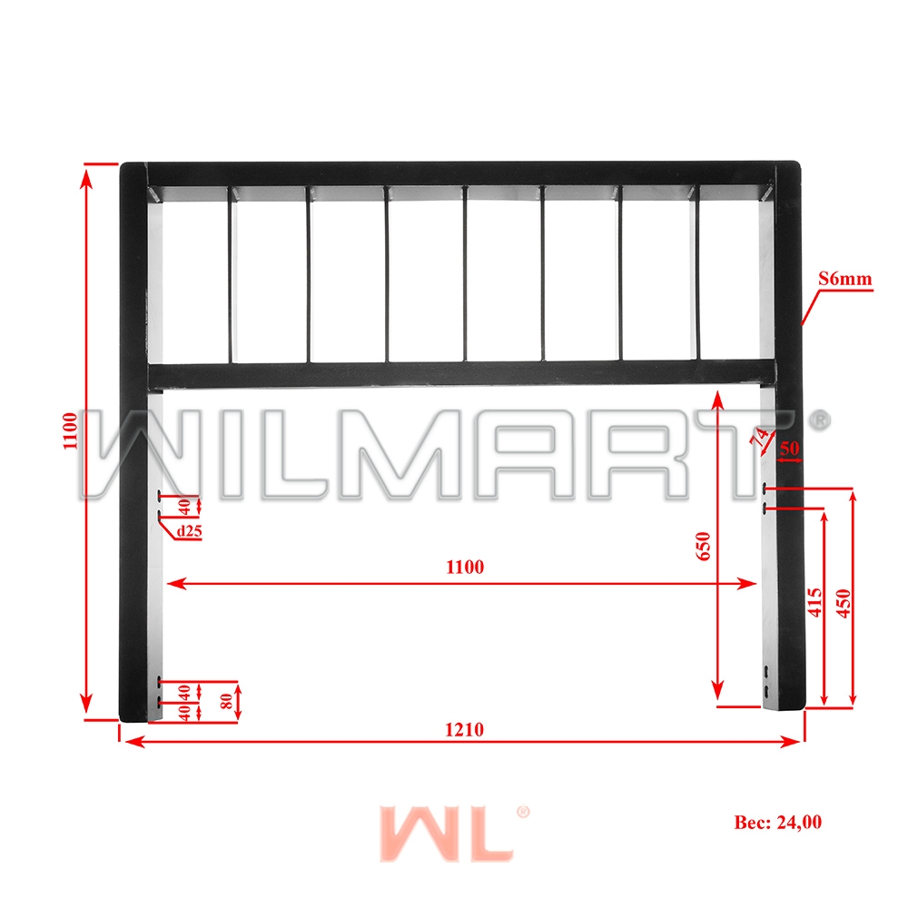 Решетка защитная каретки вил НС СPCD30-35 (2010/07) (N30M300-020000-002)
