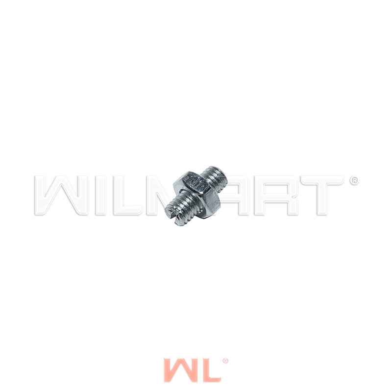 Шпилька регулировочная с гайкой для гидравлической тележки (рохли) AC25 (328,329 niuli bolt)