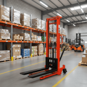 Штабелер ручной (г/п 1000кг, подъем вил 1,6м, max высота мачты 2м) (SYC-1016)