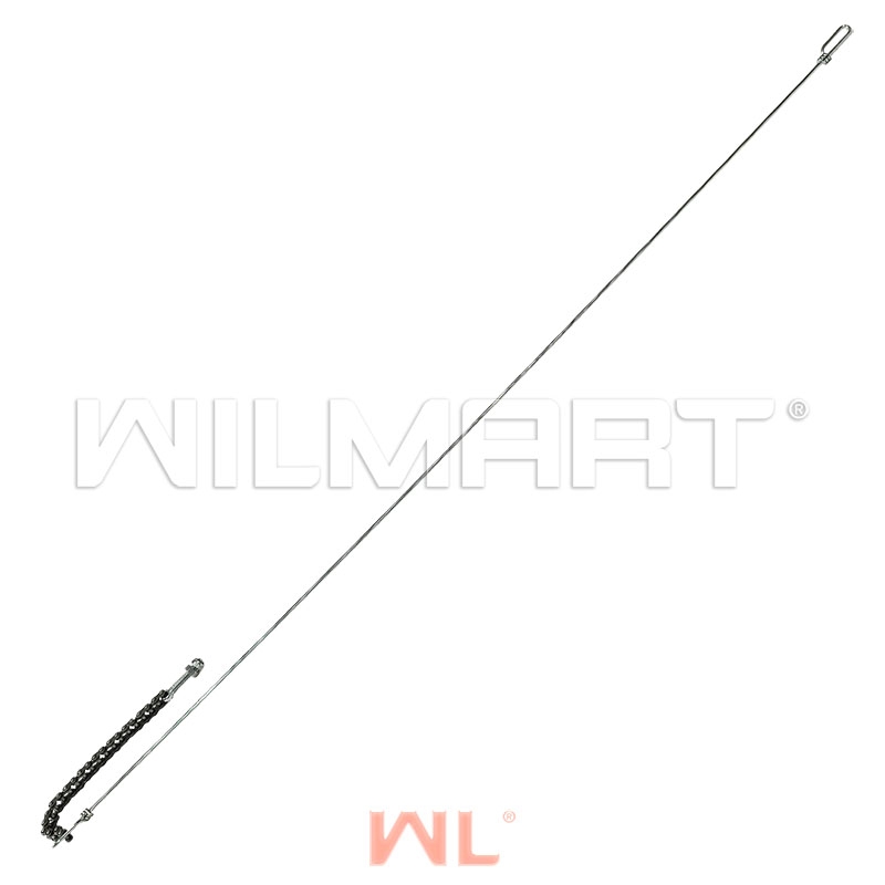 Тяга с цепочкой и гайкой в сборе для гидравлической тележки (рохли) DF/AC25 (101/102/103/104/105 niuli t)