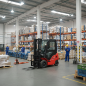 Погрузчик Geelly CPQD15-XRW21 K21 TM4500 1070 пневмо сайдшифт кабна+печка красный