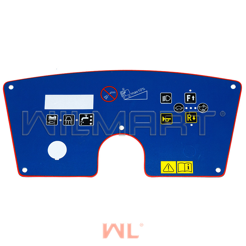 Декаль панели управления Wilmart E810R (50000601)