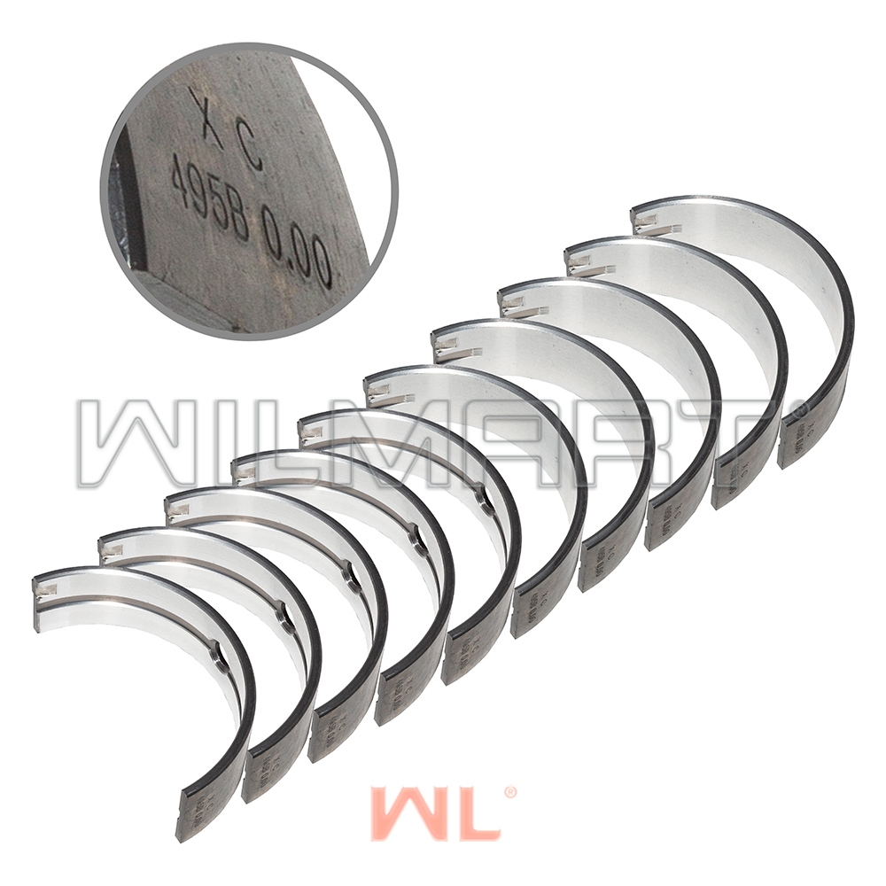 Вкладыши Xinchai 495/498BPG коренные STD (к-т) (495B-01033A/34A)