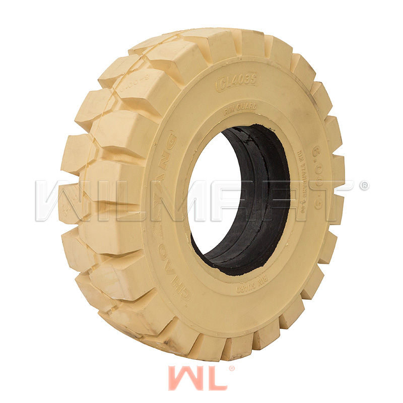 Шина цельнолитая 6.00-9/4.00 немаркая CHAOYANG (CL403S) PR4