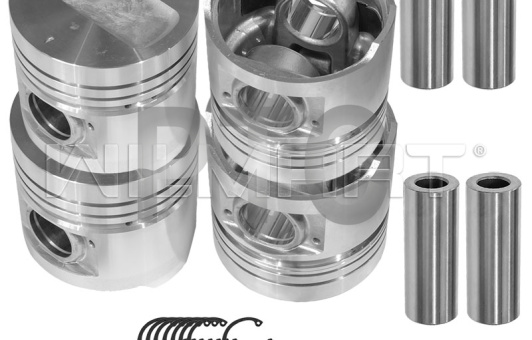 Поршень Mitsubishi S4S-1 R2(+0,5) (к-т) (32A17-10300(4,5mm))