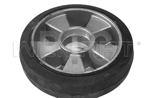 Колесо Ф200 (Rub) (алюминий) б/подшипника для гидравлической тележки (рохли) (325(200)rubb)