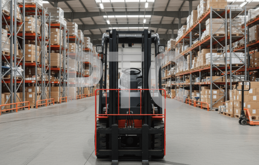 Погрузчик вилочный дизельный 1,5 тонны, ДВС C240, мачта 3 м GEELLY