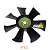 Вентилятор HJ493 (F390-28-52-7)