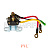 Реле стартера Mitsubishi S4S/S4Q2 (32A66-19101)