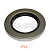 Сальник ступицы ВМ Komatsu FD15T-17 (70x110x13) (3EA-21-14131)