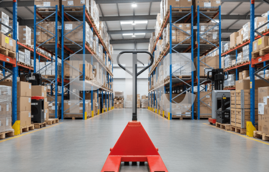 Ручная Гидравлическая Тележка OXLIFT OX25-1X 2500 кг