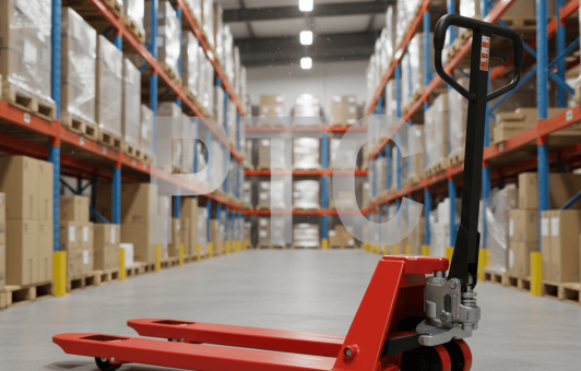 Тележка гидравлическая (рохля) BF25 1150х550 усиление 30см (PU) (HP-25-30CMPUB)