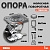 Опора колесная поворотная с тормозом, ф100 мм, нагрузка 130 кг, резина (SCDb 42)