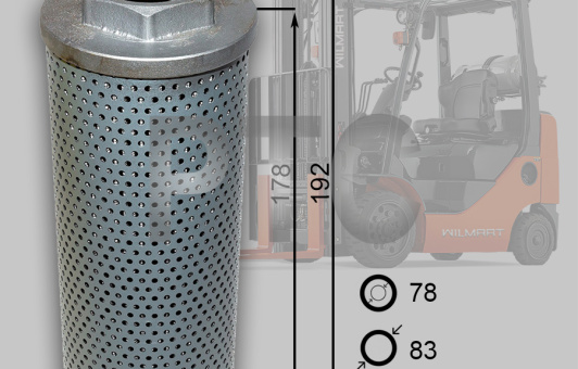 Фильтр гидравлический всасыващий HRA01D7502