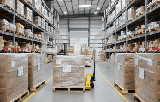 Тележка гидравлическая (рохля) BF25 800х550 усиление 40см желтая (PU) (HP-30-30CM-800PUB)