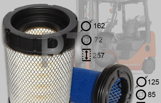 Фильтр воздушный Bobcat двойной (7008043/7008044)