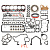 Комплект прокладок двигателя 6110 (полный) (6110kit)