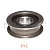 Ролик цепи ф95xф80xф35xS30/21 Nichiyu FB10-18 (31220-05510)