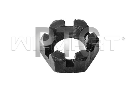 Гайка крепления ступицы управляемого моста Heli/Jac/Dalian CPCD20-35 H2000 серия (корончатая)  (A21B4-32311)