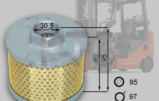 Фильтр гидравлический всасывающий Nissan L01/L02/1F2 (69270-FK100)