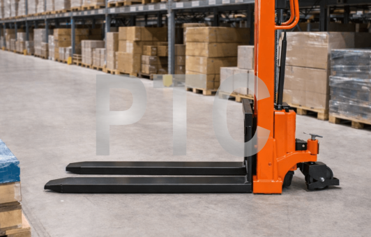 Штабелер ручной (г/п 1500кг, подъем вил 2,5м, max высота мачты 3,1м) (SYC-1525)