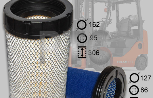 Фильтр воздушный Bobcat двойной 6698057/6698058