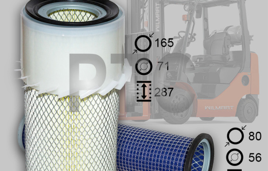 Фильтр воздушный Bobcat двойной (6598362/6598492)