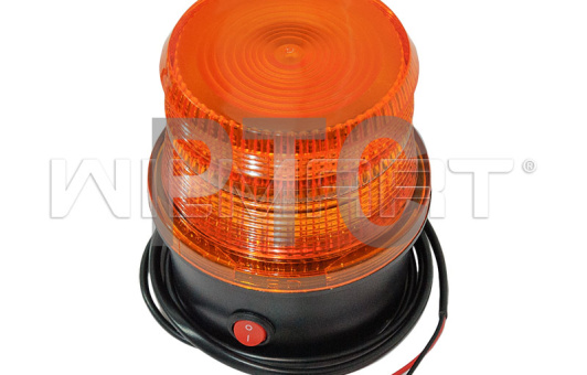 Маячок проблесковый 12В/80Вт (Led) (кнопка откл. звука) (R960-703000-500)
