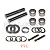 Ремкомплект шкворня Heli 40-50 (E01D4-12161-kit-D)