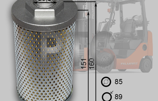 Фильтр гидравлический возвратный HC CPCD10-38X/XC/XH/XF (MB250-603130-000)