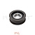 Ролик цепи Ф125(140)хф50хS46/27 ЦЦП CPCD18  (CW310-G00)