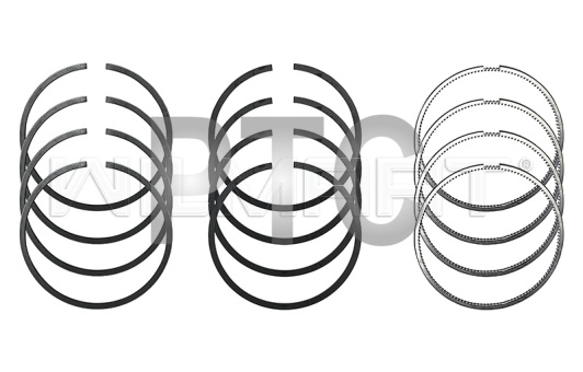 Кольца поршневые Mitsubishi S4Q2 R2(+0,5) (к-т)(30617-72011)