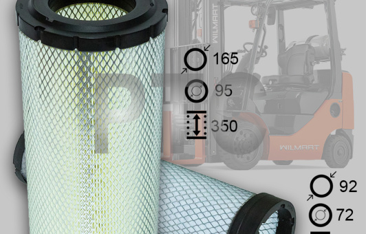 Фильтр воздушный двойной (KW1634/D)