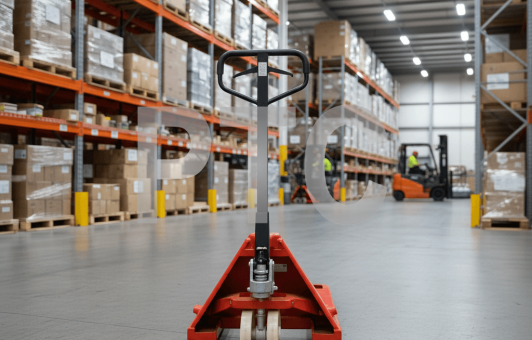 Гидравлическая Тележка Нейлон OX 25-NL OXLIFT 2500 кг с нейлоновыми колесами