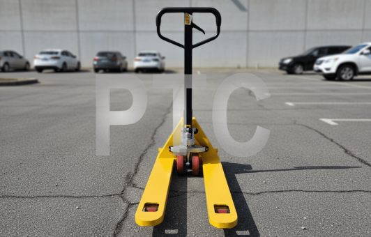 Тележка гидравлическая BF25 1800х550 усиление 140см желтая (PU) (HP-30-30CM-1800PUB-Y)