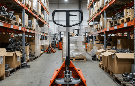 Ручная Гидравлическая Тележка с Весами OXLIFT OX25VM 2500 кг