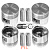 Поршень Mitsubishi S4S-2 R1(+0,25) (к-т) (32A17-10200(4mm))
