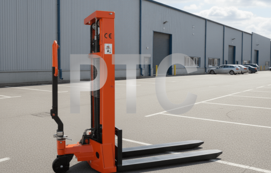 Штабелер ручной (г/п 2000кг, подъем вил 2м, max высота мачты 2,55м) (SYC-2020)