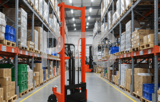 Штабелер ручной г/п 2000кг, подъем вил 1,6м, max высота мачты 2м (SYC-2016)