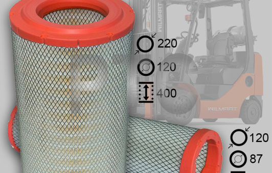 Фильтр воздушный Weichai Deutz двойной KW2242