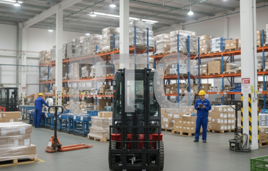 Погрузчик Geelly CPQD15-XRW21 K21 TM4500 1070 пневмо сайдшифт кабна+печка красный