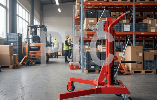 Ручная Гидравлическая Тележка для Бочек OXLIFT OXDT350P 350 кг, для паллет