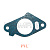 Прокладка карбюратора Nissan K15-25 (16174-50K00)