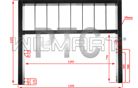 Решетка защитная (рамка ограждения) каретки вил НС СPCD50 (RX50M300-002000-001)