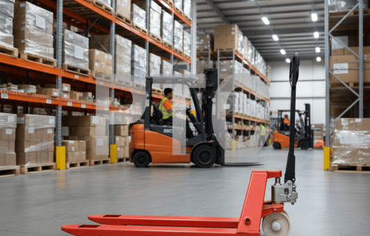 Гидравлическая Тележка Нейлон OX 25-NL OXLIFT 2500 кг с нейлоновыми колесами