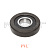 Ролик мачты Ф96,2хф35хS25/21 Toyota 8FD/FG15 (61237-16600-71)