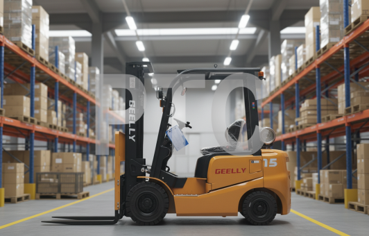 Погрузчик Geelly FD15 ДВС ISUZU C240 DM3000 пневмо желтый