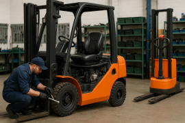 Ремонт вилочного погрузчика и складской техники