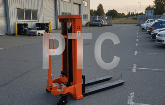 Штабелер ручной г/п 1000кг, подъем вил 3м, max высота мачты 3,6м (SYC-1030)